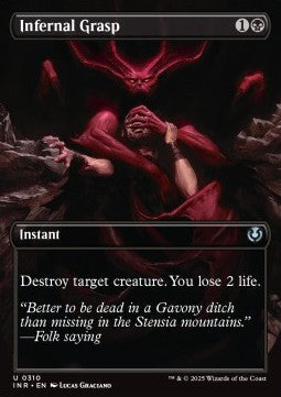 Infernal Grasp (V.1) - Innistrad Remastered: Extras (Uncommon) [XINR-310] Imagen principal del producto