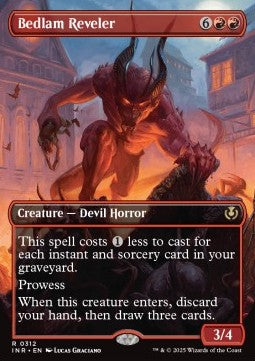 Bedlam Reveler - Innistrad Remastered: Extras (Rare) [XINR-312] Imagen principal del producto