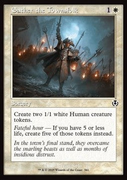 Gather the Townsfolk - Innistrad Remastered: Extras (Common) [XINR-341] Main image