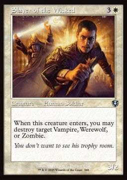 Slayer of the Wicked - Innistrad Remastered: Extras (Uncommon) [XINR-348] Main image
