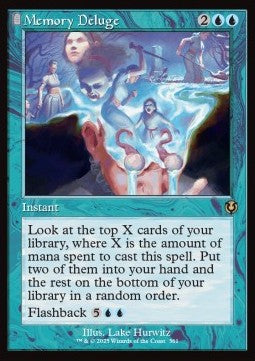 Memory Deluge - Innistrad Remastered: Extras (Rare) [XINR-361] Immagine principale del prodotto