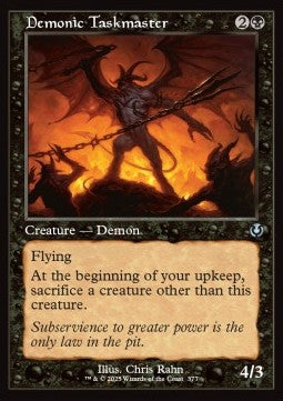 Demonic Taskmaster - Innistrad Remastered: Extras (Uncommon) [XINR-377] Imagen principal del producto