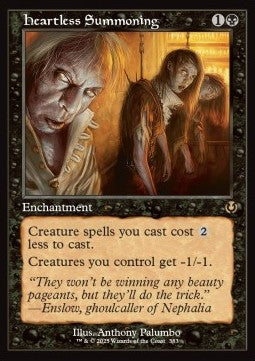 Heartless Summoning (V.2) - Innistrad Remastered: Extras (Rare) [XINR-383] Imagen principal del producto