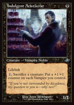 Indulgent Aristocrat - Innistrad Remastered: Extras (Uncommon) [XINR-384] Imagen principal del producto