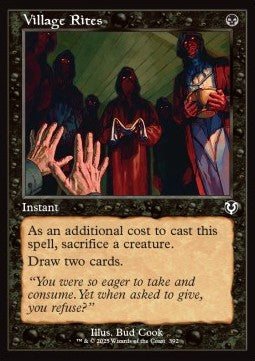 Village Rites - Innistrad Remastered: Extras (Common) [XINR-392] Imagen principal del producto