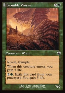 Bramble Wurm - Innistrad Remastered: Extras (Common) [XINR-407] Main image