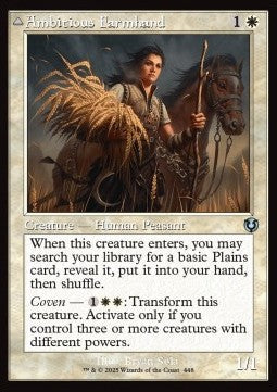 Ambitious Farmhand // Seasoned Cathar - Innistrad Remastered: Extras (Uncommon) [XINR-448] Hover Image
