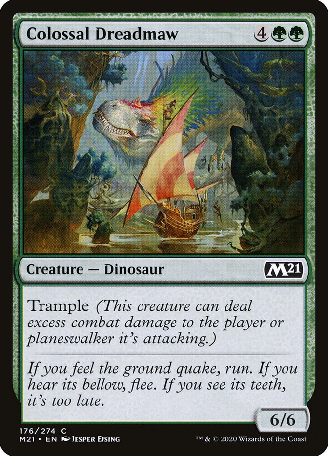 Colossal Dreadmaw - Core 2021 (Common) [M21-176] Hoofdafbeelding