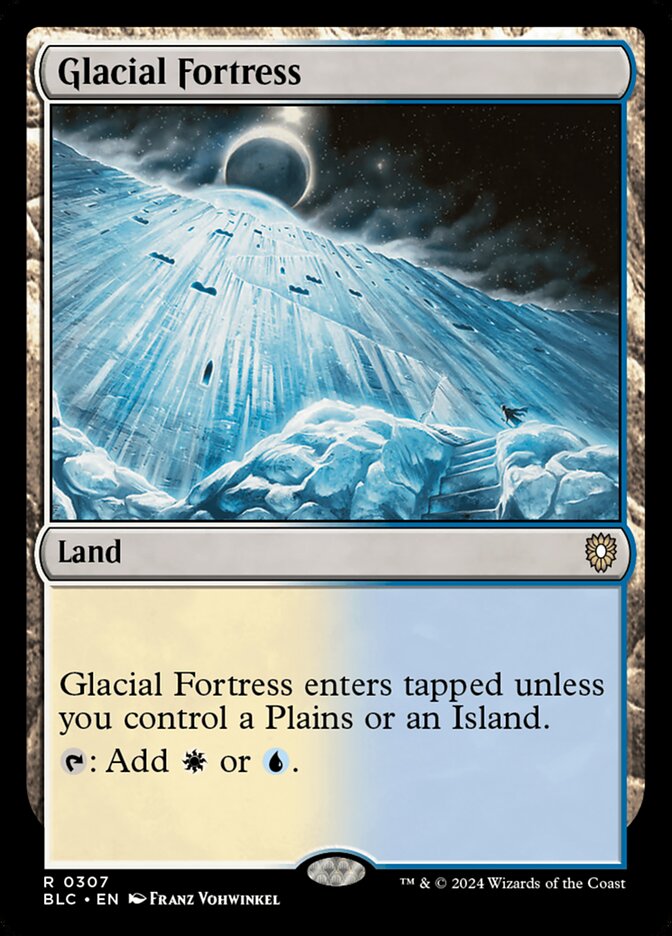 Glacial Fortress - Commander: Bloomburrow (Rare) [BLC-307]