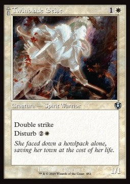 Twinblade Geist // Twinblade Invocation - Innistrad Remastered: Extras (Uncommon) [XINR-452] Main image