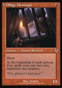 Village Messenger / Moonrise Intruder - Innistrad Remastered: Extras (Common) [XINR-466] Immagine principale del prodotto