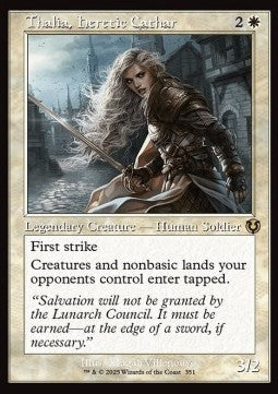 Thalia, Heretic Cathar (V.2) - Innistrad Remastered: Extras (Rare) [XINR-351] Immagine principale del prodotto