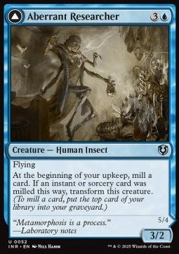 Aberrant Researcher / Perfected Form - Innistrad Remastered (Uncommon) [INR-52] Imagen principal del producto