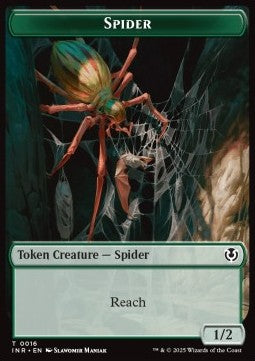 Spider Token (G 1/2) // Insect Token (G 1/1) - Innistrad Remastered: Tokens (Token) [TINR-T 16/15] Main image