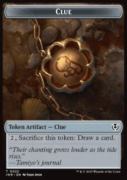 Clue Token // Eldrazi Horror Token (C 3/2) - Innistrad Remastered: Tokens (Token) [TINR-T 22/1] Main image