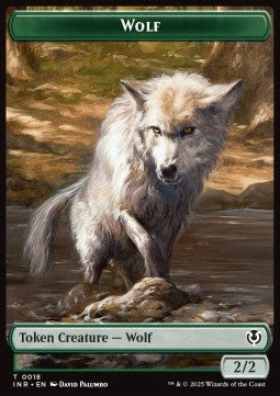 Wolf Token (G 2/2) // Arlinn, Embraced by the Moon Emblem - Innistrad Remastered: Tokens (Token) [TINR-T 18/23] Main image