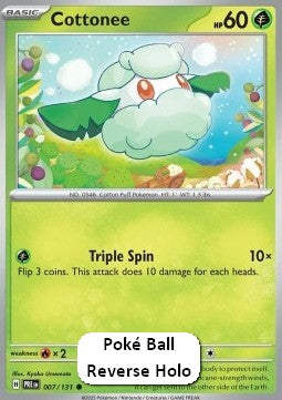Cottonee - Prismatic Evolutions: Additionals (Common) [xPRE-007] Imagen principal del producto