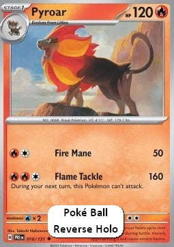 Pyroar - Prismatic Evolutions: Additionals (Uncommon) [xPRE-016] Immagine principale del prodotto
