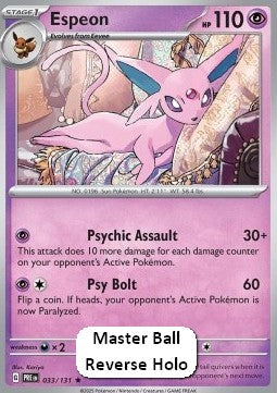 Espeon - Prismatic Evolutions: Additionals (Rare) [xPRE-033]