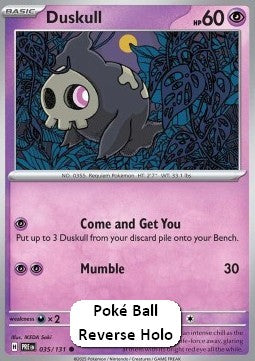 Duskull - Prismatic Evolutions: Additionals (Common) [xPRE-035] Immagine principale del prodotto