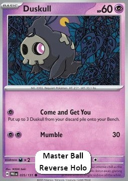 Duskull - Prismatic Evolutions: Additionals (Common) [xPRE-035] Hauptbild