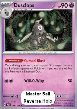 Dusclops - Prismatic Evolutions: Additionals (Common) [xPRE-036] Hauptbild