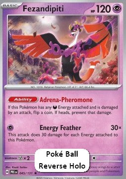 Fezandipiti - Prismatic Evolutions: Additionals (Rare) [xPRE-045] Imagen principal del producto