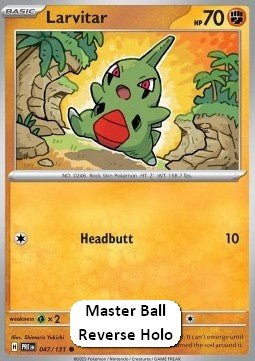 Larvitar - Prismatic Evolutions: Additionals (Common) [xPRE-047] Imagen principal del producto
