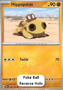 Hippopotas - Prismatic Evolutions: Additionals (Common) [xPRE-052] Imagen principal del producto