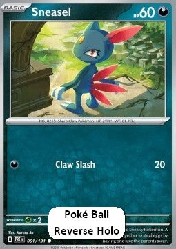 Sneasel - Prismatic Evolutions: Additionals (Common) [xPRE-061] Immagine principale del prodotto