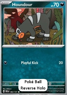 Houndour - Prismatic Evolutions: Additionals (Common) [xPRE-062] Imagen principal del producto