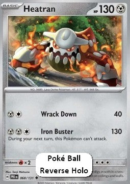 Heatran - Prismatic Evolutions: Additionals (Uncommon) [xPRE-068] Hover Image