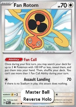 Fan Rotom - Prismatic Evolutions: Additionals (Common) [xPRE-085] Hover Image