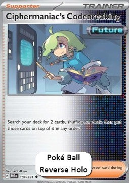 Ciphermaniac's Codebreaking - Prismatic Evolutions: Additionals (Uncommon) [xPRE-104] Imagen principal del producto