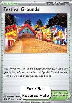 Festival Grounds - Prismatic Evolutions: Additionals (Uncommon) [xPRE-108] Imagen principal del producto