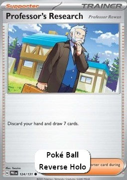 Professor's Research - Professor Rowan - Prismatic Evolutions: Additionals (Common) [xPRE-124] Immagine principale del prodotto