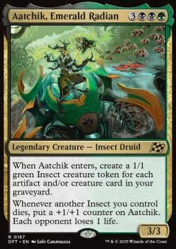Aatchik, Emerald Radian - Aetherdrift (Rare) [DFT-187] Hover Image