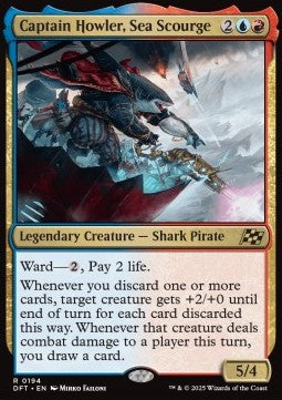 Captain Howler, Sea Scourge - Aetherdrift (Rare) [DFT-194] Main image