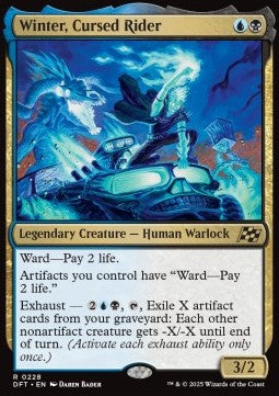 Winter, Cursed Rider - Aetherdrift (Rare) [DFT-228] Main image