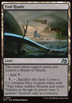 Foul Roads - Aetherdrift (Uncommon) [DFT-255] Main image