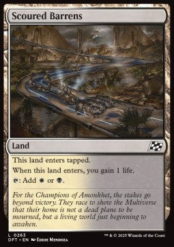 Scoured Barrens - Aetherdrift (Common) [DFT-263] Main image