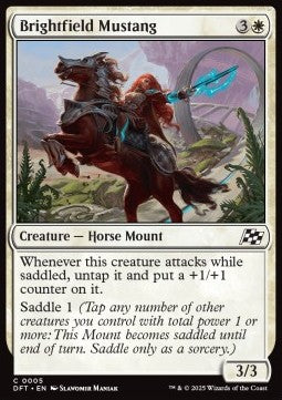 Brightfield Mustang - Aetherdrift (Common) [DFT-5] Imagen principal del producto