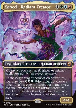 Saheeli, Radiant Creator - Commander: Aetherdrift (Mythic) [DRC-3] Immagine principale del prodotto