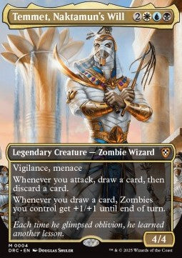 Temmet, Naktamun's Will - Commander: Aetherdrift (Mythic) [DRC-4] Immagine principale del prodotto