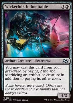 Wickerfolk Indomitable - Aetherdrift (Uncommon) [DFT-109] Main image