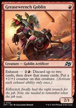 Greasewrench Goblin - Aetherdrift (Uncommon) [DFT-132] Main image