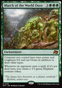 March of the World Ooze - Aetherdrift (Mythic) [DFT-169] Image principale du produit