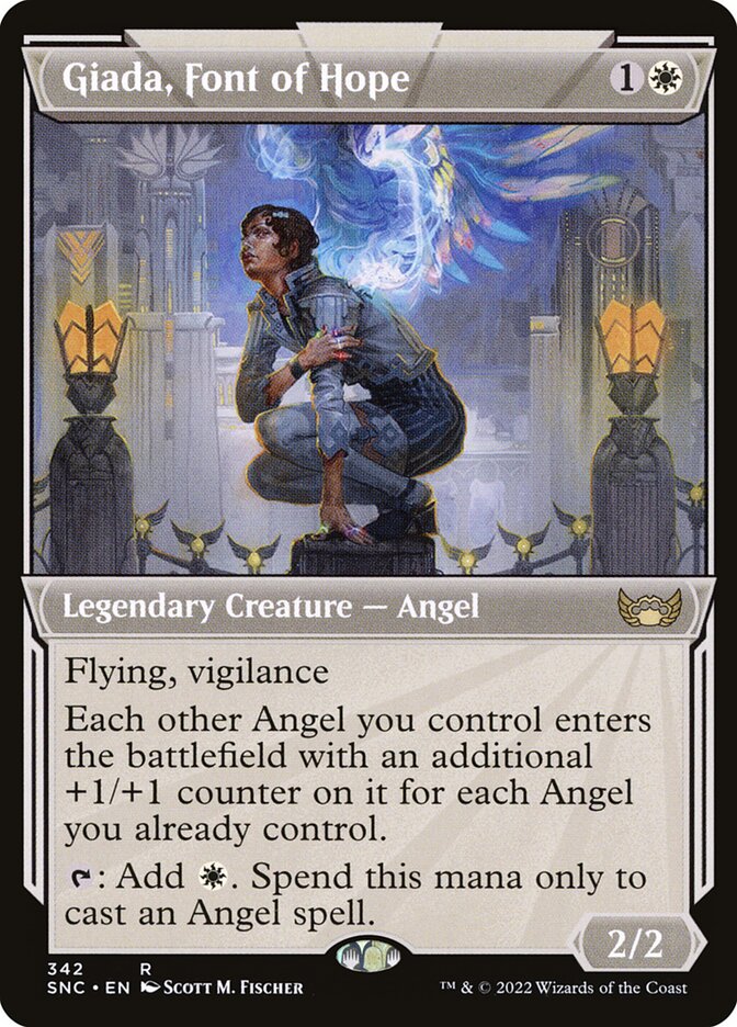 Magic-kaart Giada, Font of Hope XSNC-342 uit Streets of New Capenna: Extras (Rare) Imagen principal del producto