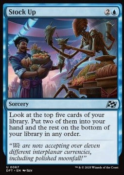 Stock Up - Aetherdrift (Uncommon) [DFT-67] Main image