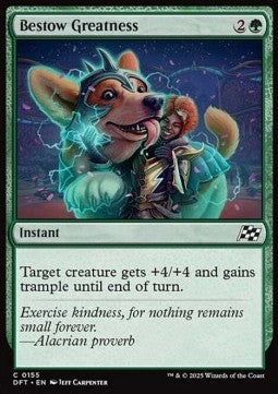 Bestow Greatness - Aetherdrift (Common) [DFT-155] Main image